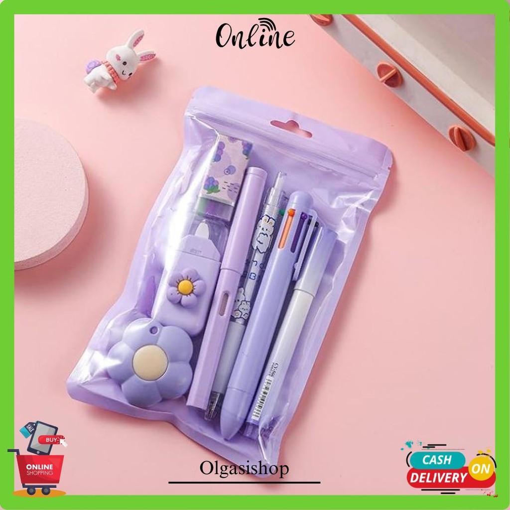 

Atk Kantor Pulpen Stabilo Pengjapus Tip Ex Komplit Cutter Hadiah Sekolah Anak Set 7 Gratis Ongkir