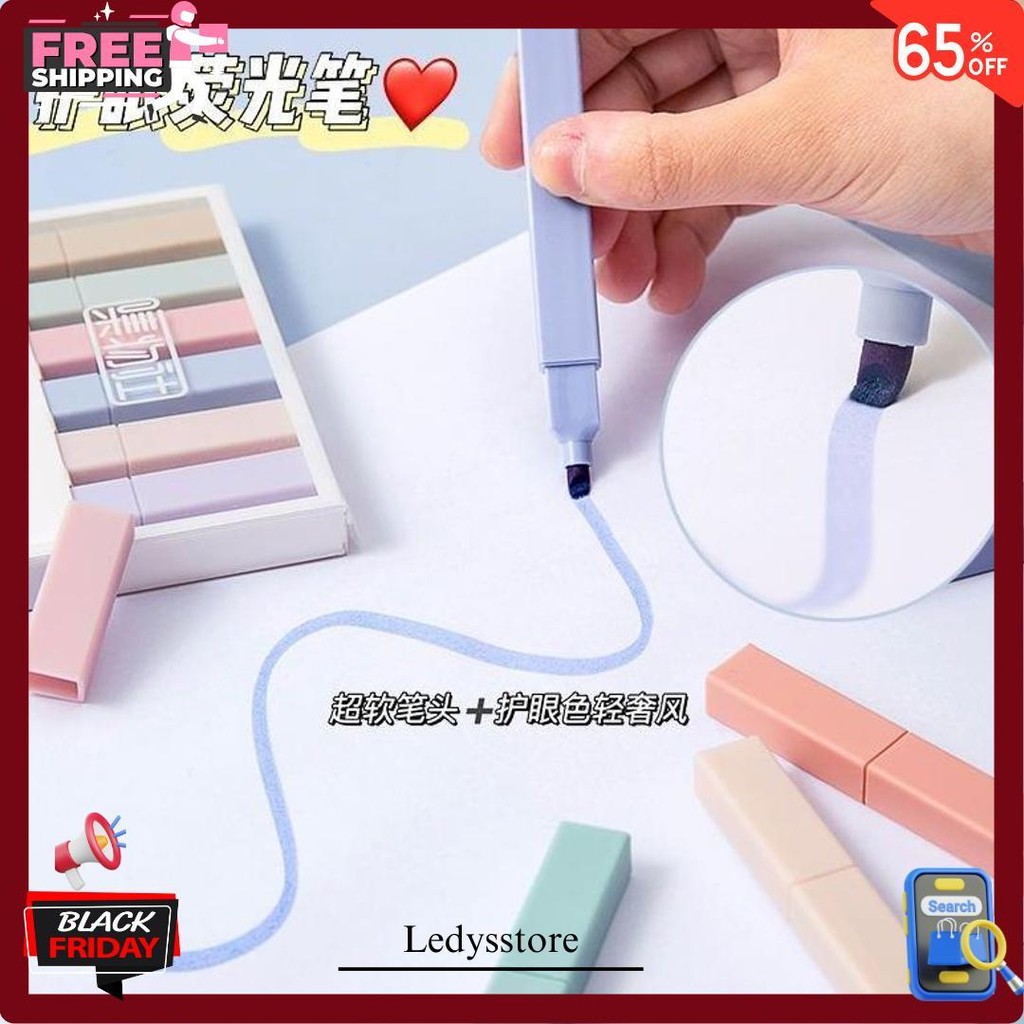 

1 Set 6 Pcs Stabilo Warna Pastel - Highlighter 6 Warna - Stabilo Murah - Stabilo Set - Morandi Seriesa [Thehanscorner] Original Produk