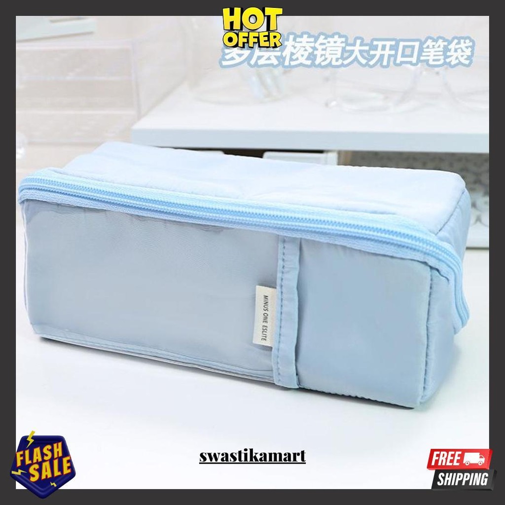 

Tempat Alat Tulis Kotak Pensil Aesthetic Tas Penatempat Pencil Tas Pensil Kapasitas Besar Bisa Cod