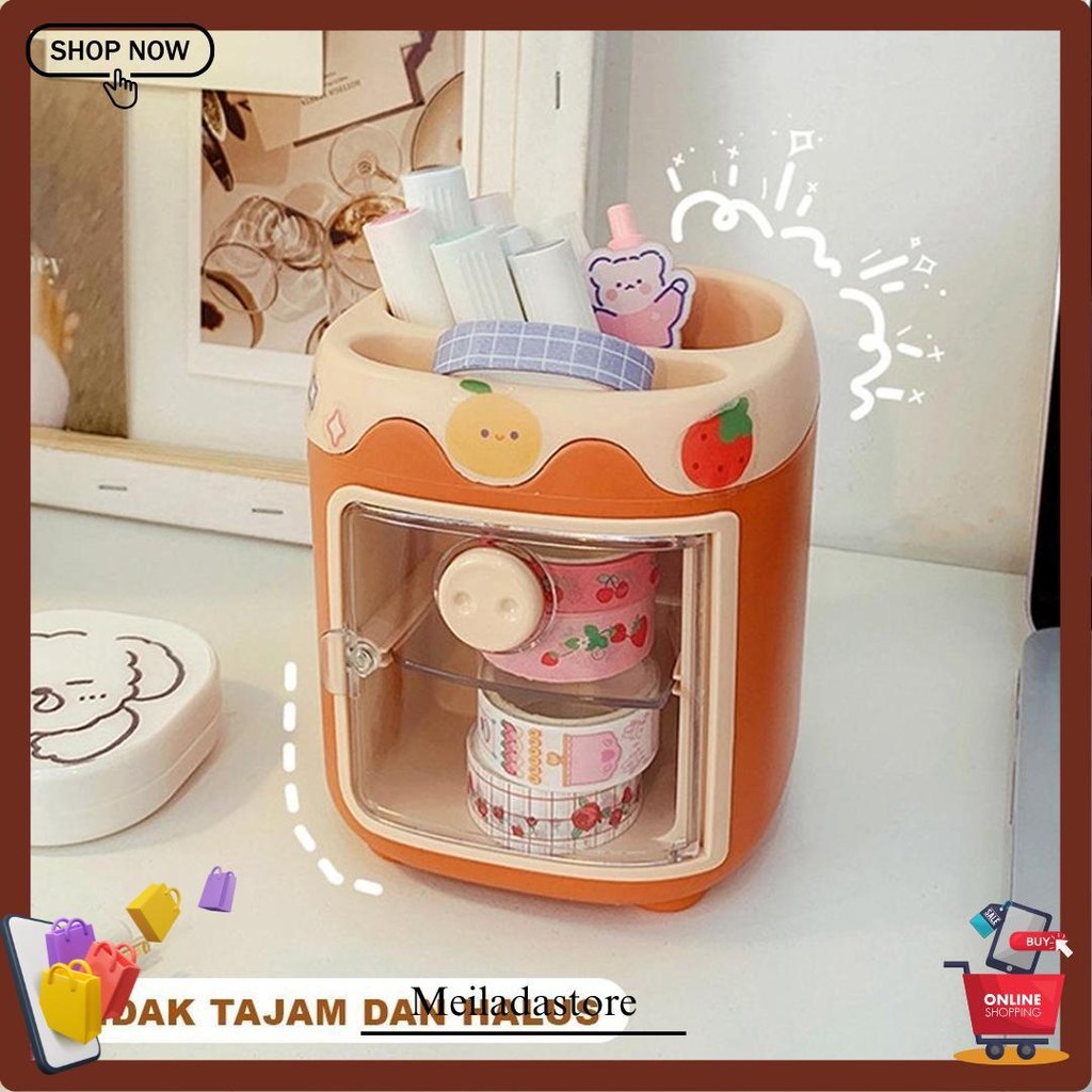 

Kotak Tempat Penyimpanan Alat Tulis Dengan Laci 2 Tingkat / Organizer Stationery Laci 2 Tingkat Serbaguna Gratis Ongkir