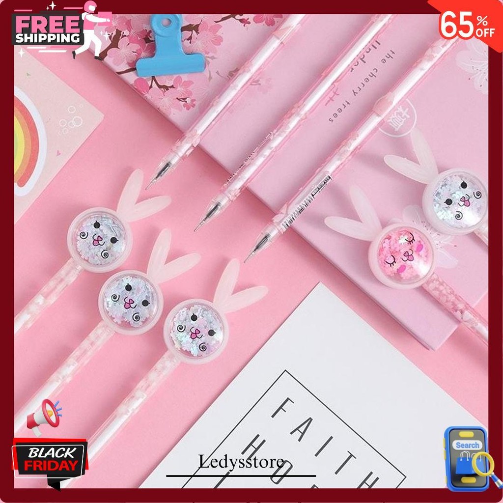 

Pena Karakter Payet Gliter Motif Bunny Lucu Black Ink Gel Pulpen Gel Bolpen Gel Pastel Alat Tulis Karakter Kupu-Kupu Perlengkapan Sekolah Kantor Siap Kirim