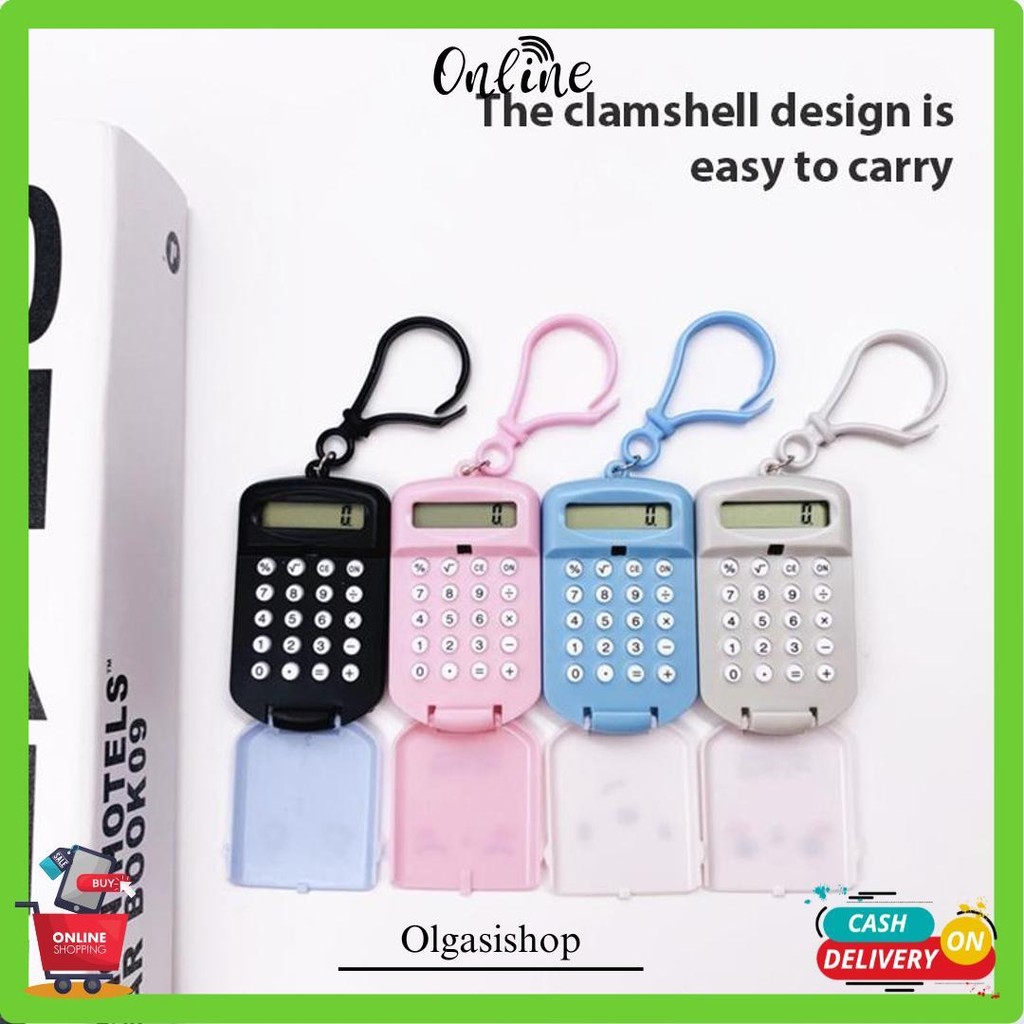 

As Kalkulator Mini Kalkulator Saku Portabel Gantungan Kunci Kalkulator Kantor Stationary Bisa Cod
