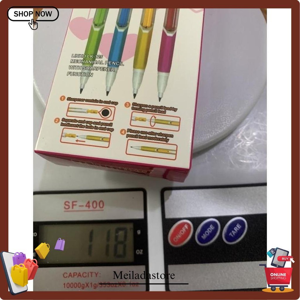 

(12Pcs) Pensil Mekanik Linko 2.0Mm Bisa Cod