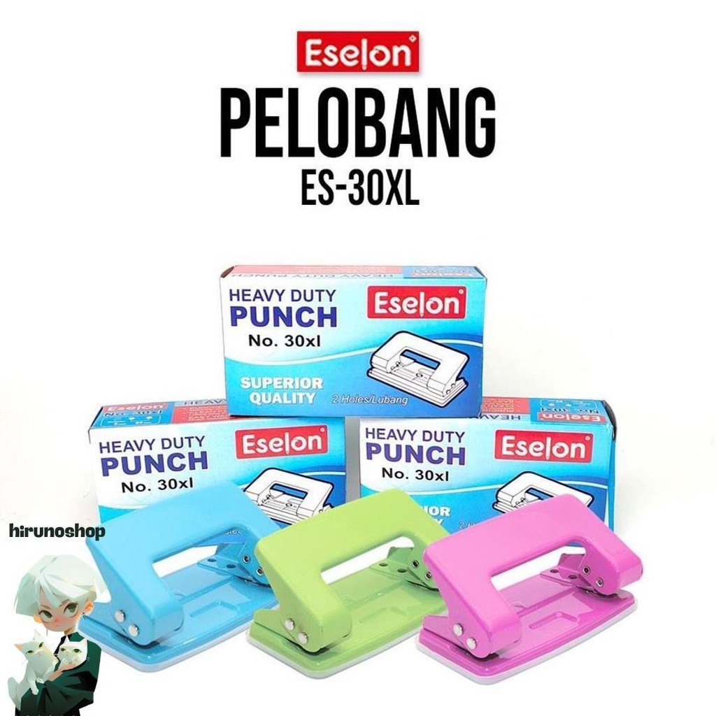 

Pembolong Kertas/Pelubang Kertas/Paper Punch Eselon Es-30Xl Murah