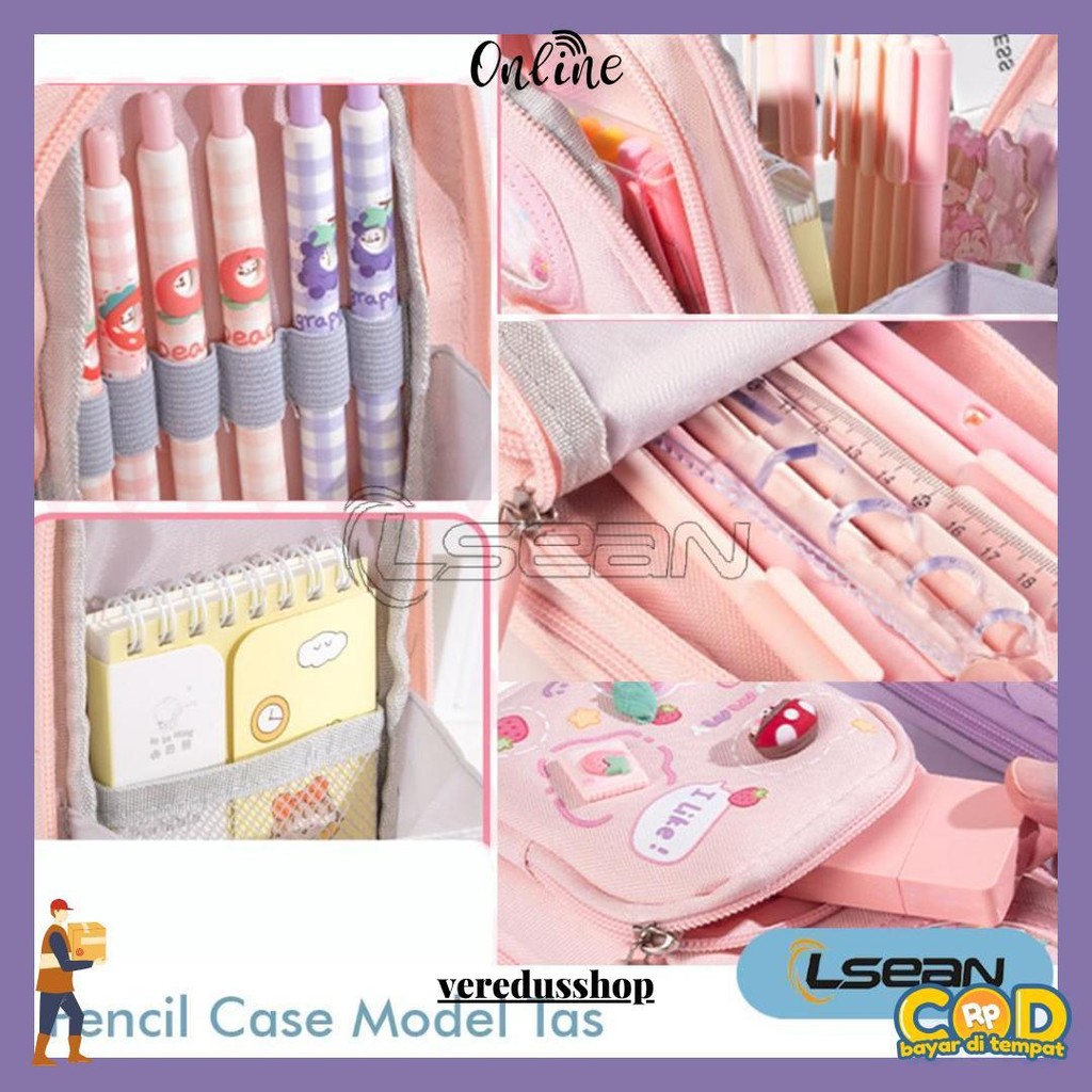 

Pencil Case Hiasan Glitter Karakter 3D Model Tas Lucu Korea Kapasitas Besar Termurah Banget