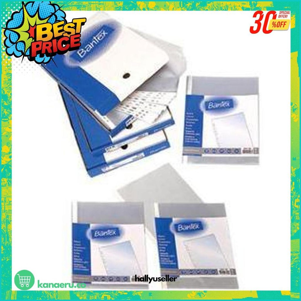 

Pp Pocket Bantex 8843 Folio (Isi 100) Cod