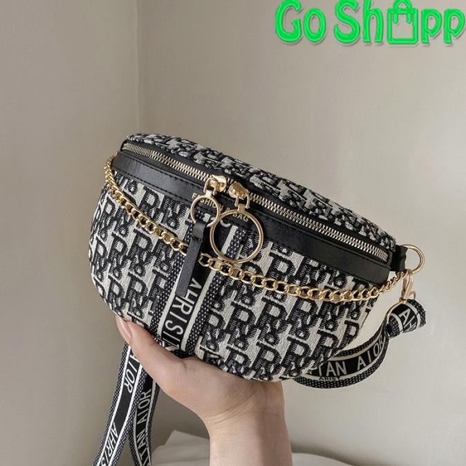 TAS PINGGANG WAIST BAG WANITA IMPORT FASHION KOREA TERBARU WB15 TAS WAIST BAG BAHU SLING BAG WANITA 