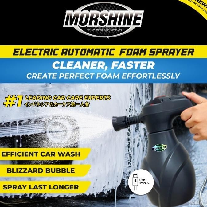 Promo Snowash Elektrik Elektric MORSHINE Alat Cuci Mobil Motor Salju Snow Wash Spray Foam COD