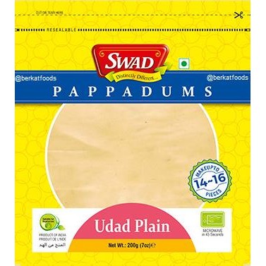 

*#*#*#*#] Udad Plain Papad Swad / Papadums India / Crunchy Cracker /Kerupuk Urid