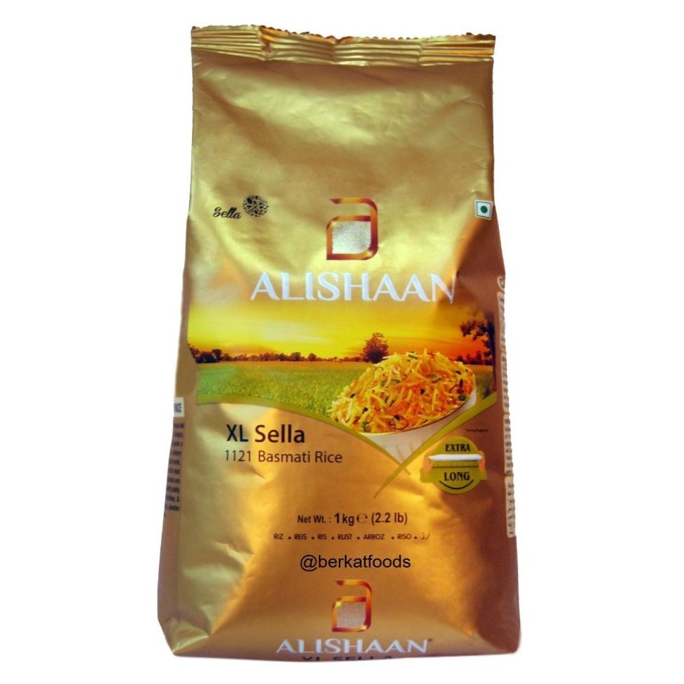 

paling diminati] Basmati Rice XL Sella Alishaan / Beras Extra Long Premium 1121 India