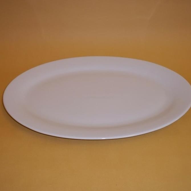 MURAH Piring Oval / Lodor 12 inch Keramik Polos