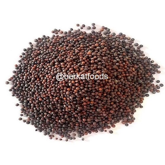 

$+$+$+$+] Black Mustard Seed 1Kg / Biji Sawi Hitam Import / Rai Seeds