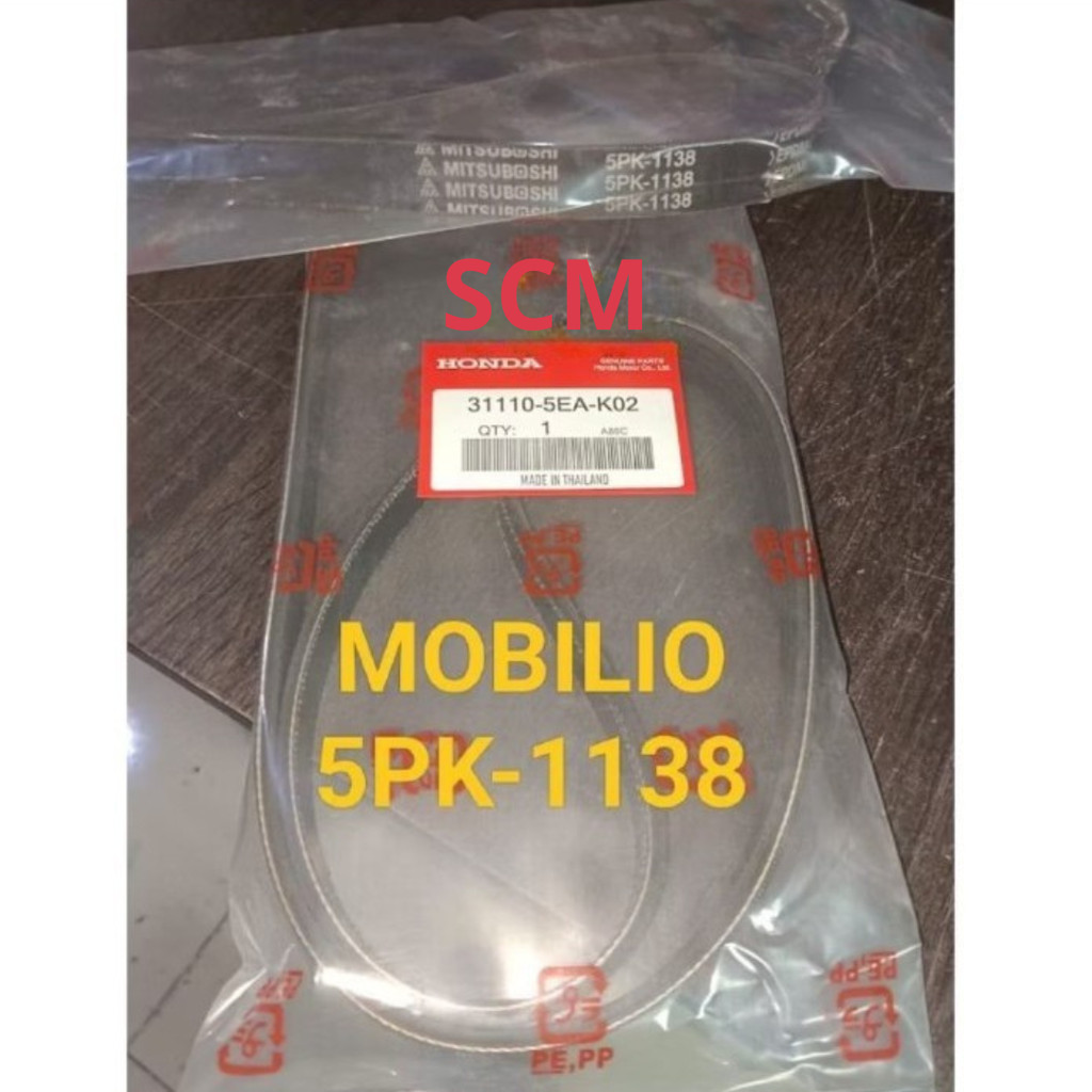 FAN VAN V BELT TALI KIPAS 5PK1138 HONDA MOBILIO 5PK-1138