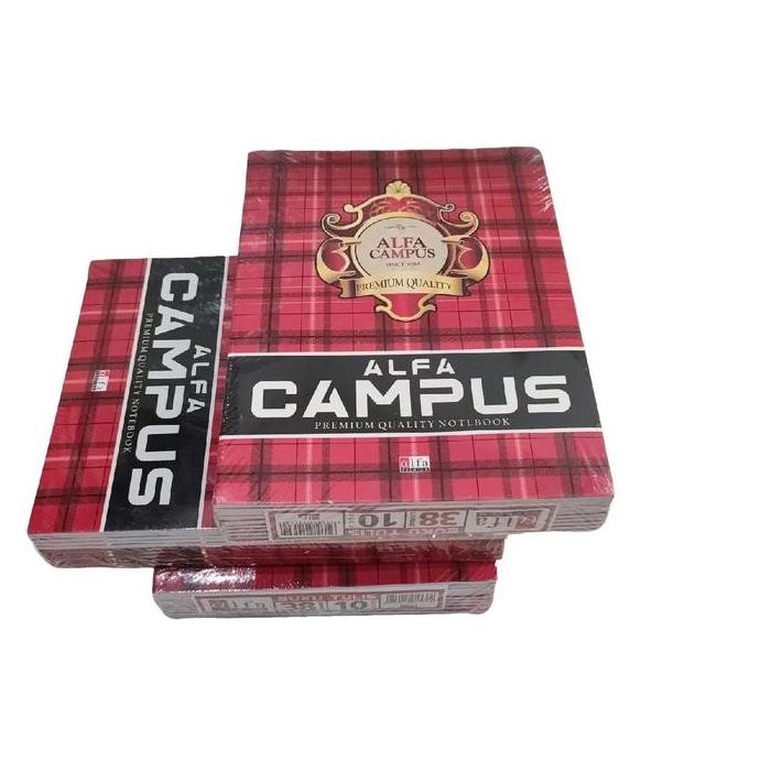 

New!! Buku Tulis Campus Pendek Isi 10 Buku 38 Halaman Meriah