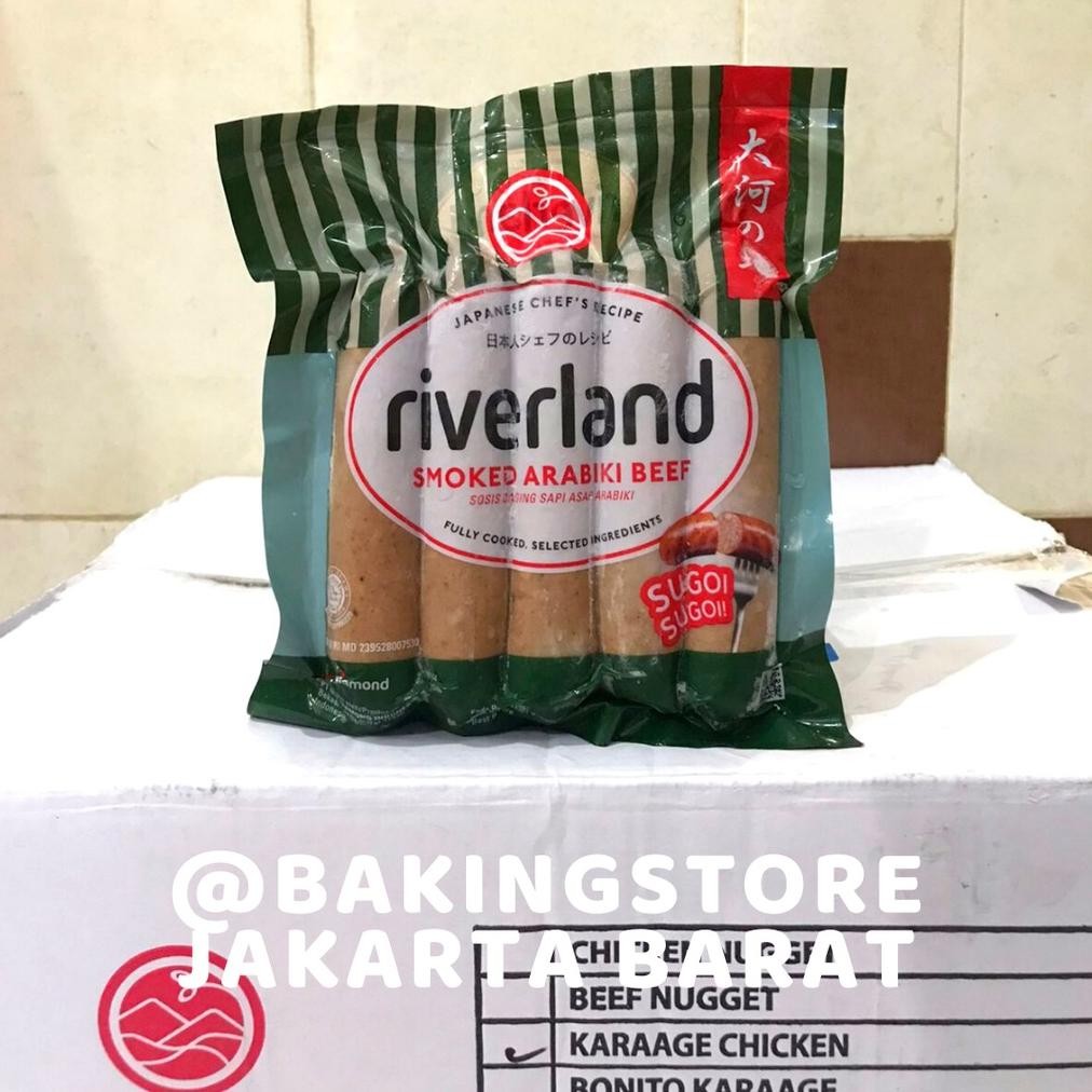 

Riverland Smoked Arabiki Beef Sausage Sosis Ala Jepang 360 gr