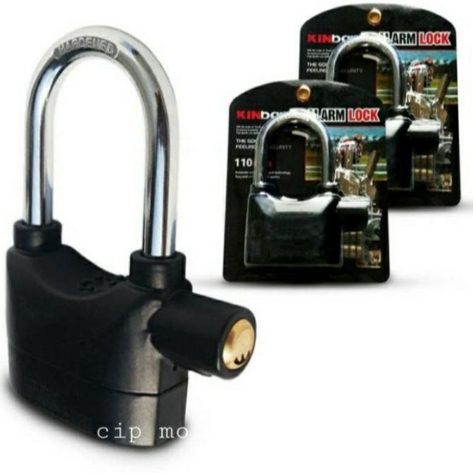 Gembok cakram ALARM anti maling Pengaman sepeda motor Nmax Aerox Pcx Adv Universal