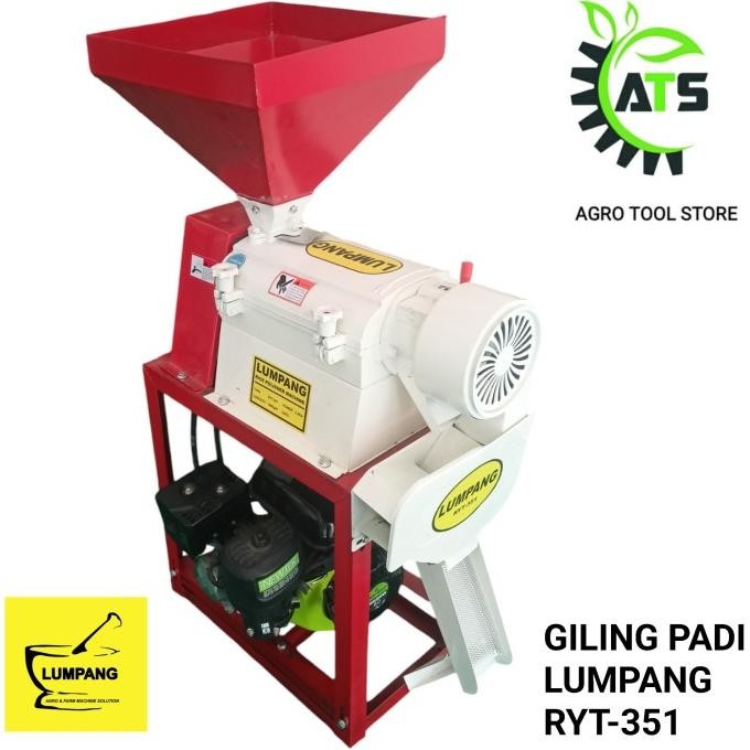 TERLARIS - Mesin Giling Padi Lumpang RYT 351 Lesung RYT351 Lengkap Engine 200