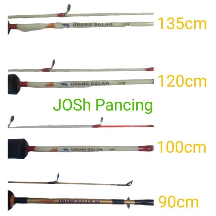 Joran Pancing Exori Udang Galah 90 100 120 135 Cm Lentur Kuat