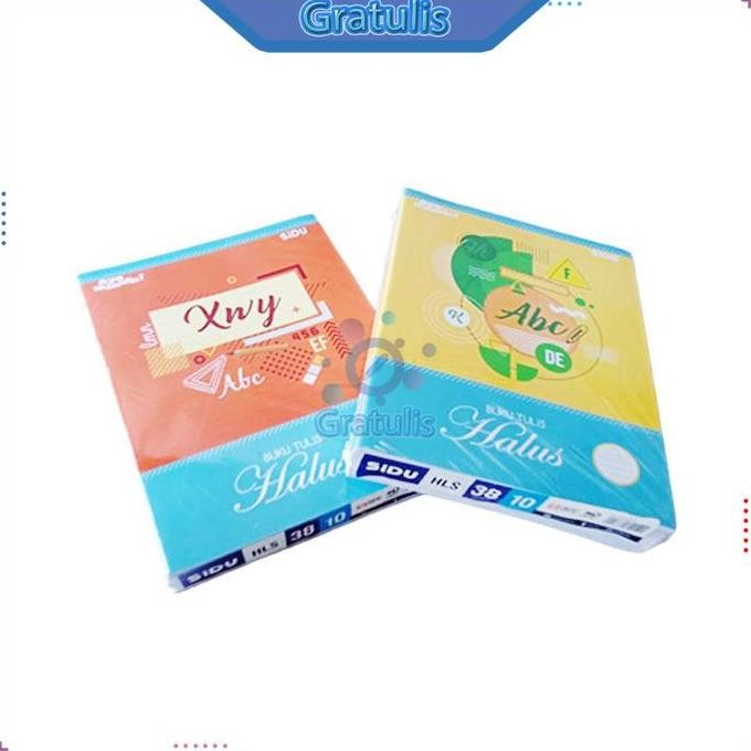 

Promo!! Buku Tulis Sekolah Halus Sinar Dunia 38 Lembar [1 Pack/10 Buku] / Buku Latin / Tegak Lurus Bersambung / Buku Tulis Sidu A5 1 Pak