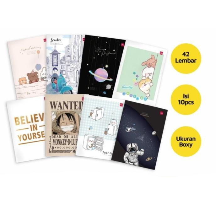

Diskon!! Deli Bk Tulis Boxy 42 Lembar Isi 10 Buku