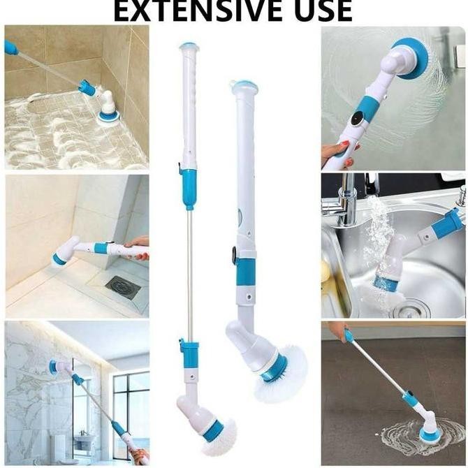 COD Alat Sikat Pembersih WC Toilet Kloset Duduk Jongkok Lantai Kamar Mandi Gagang Panjang Otomatis L