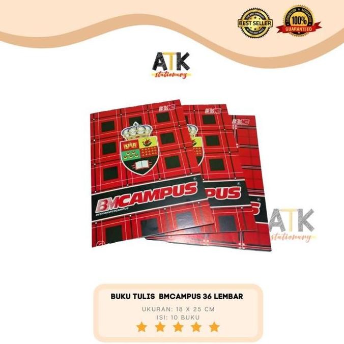 

Diskon!! Buku Tulis Bmc Boxy Bm Campus 36 Lembar Atk