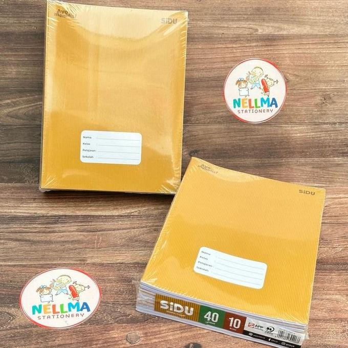 

Sale!! Buku Tulis Sidu 40 Lembar Caver Sampul Coklat Isi 10 Buku Paper