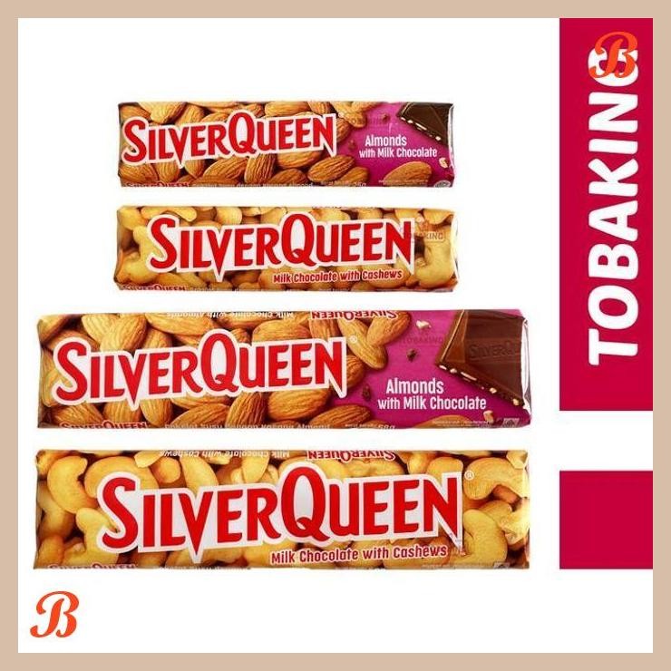 

| RMP | SILVERQUEEN ALMOND CASHEW MILK CHOCOLATE COKLAT SILVER QUEEN