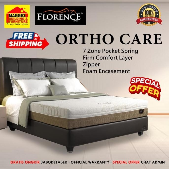 Murah Kasur Orthopedic Florence Ortho Care - Florence Springbed