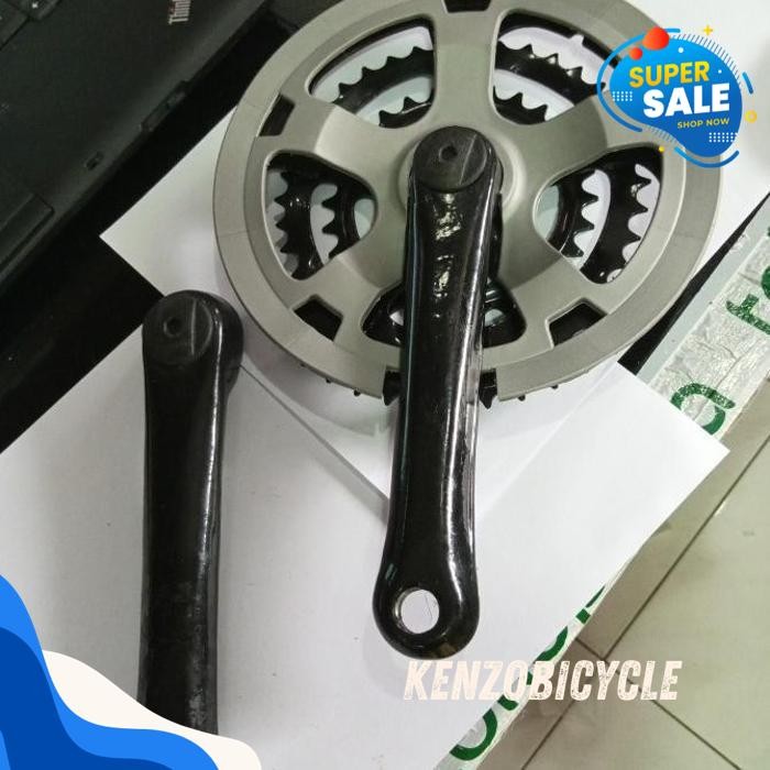 GOESAN GIR DEPAN SEPEDA 3 SUSUN MULTI SPEED GEAR KOTELES INDIA CRANK 3 GRATIS ONGKIR