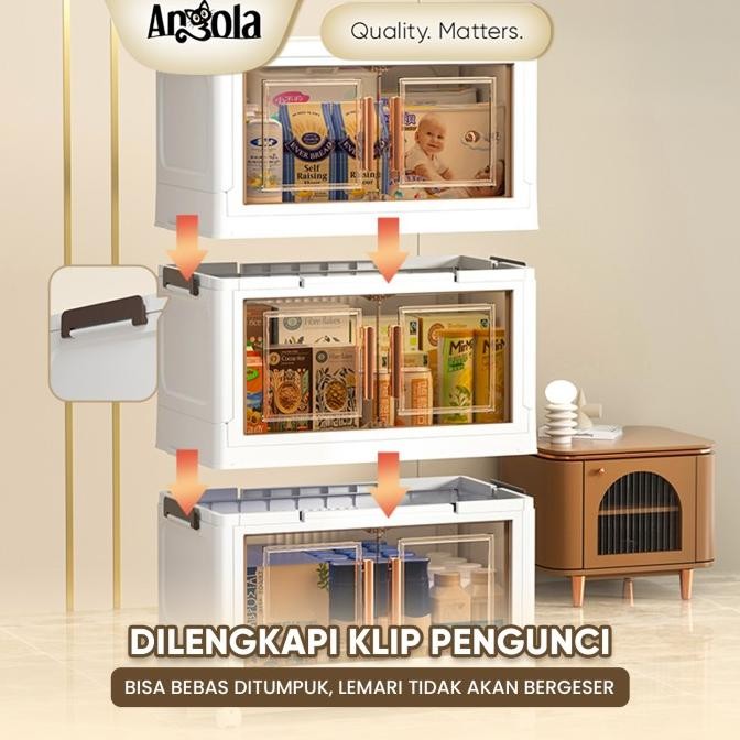 Murah Angola Lemari Pakaian Plastik G19-G23 Lemari Susun Plastik / Lemari Rak Baju Plastik
