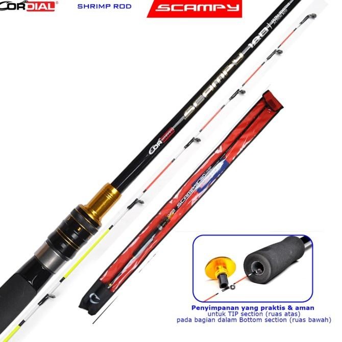 Joran Pancing Udang Cordial Scampy | Shrimp Rod | Pilih Ukuran