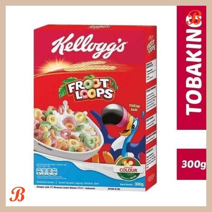 

| RMP | KELLOGGS FROOT LOOPS CEREAL 300 GR KELLOGG'S SEREAL RING BUAH