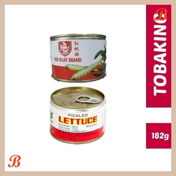 

| RMP | ACAR SELADA CHAISIM KALENG 182GR / PICKLED LETTUCE RED BOAT BRAND