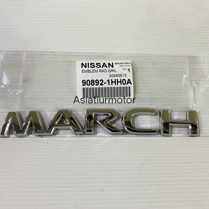 EMBLEM LOGO PINTU BAGASI BELAKANG NISSAN MARCH HIGH QUALITY