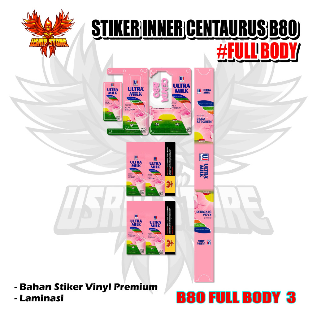

*PromoTerjangkau* Stiker Centab80 Centa B80 3 Garskin Wrap Stiker Premium / X Casing Case COD