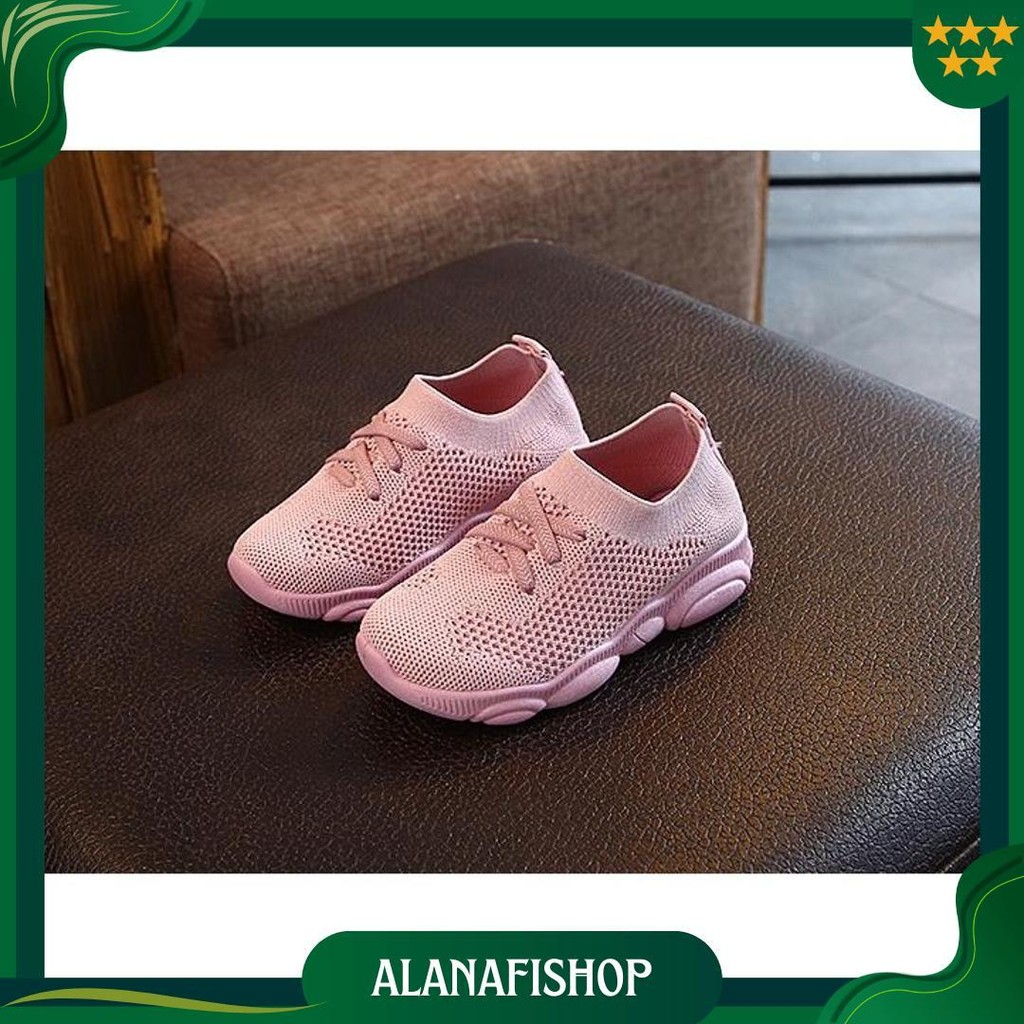 Lvrkids Free Box Size 22-33 Sepatu Slip On Anak Rajut Sepatu Sport Anak Lv0357 Ori