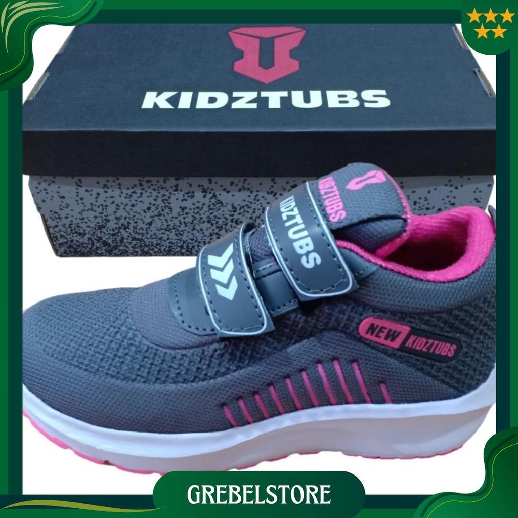 Kidztubs Sepatu Sekolah Anak Perempuan Wanita Cewek Umur 6-10 Tahun Kelas Paud Tk Sd Smp Sma 1 2 3 4