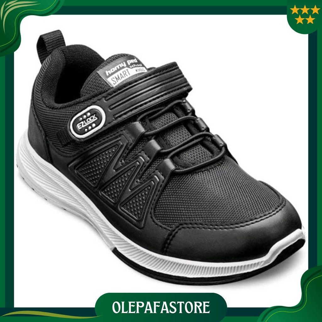 Sepatu Sekolah Anak Sd Hitam Polos Hitam Putih Homyped Original Terbaru Dan Terlaris Top Edisi Berku