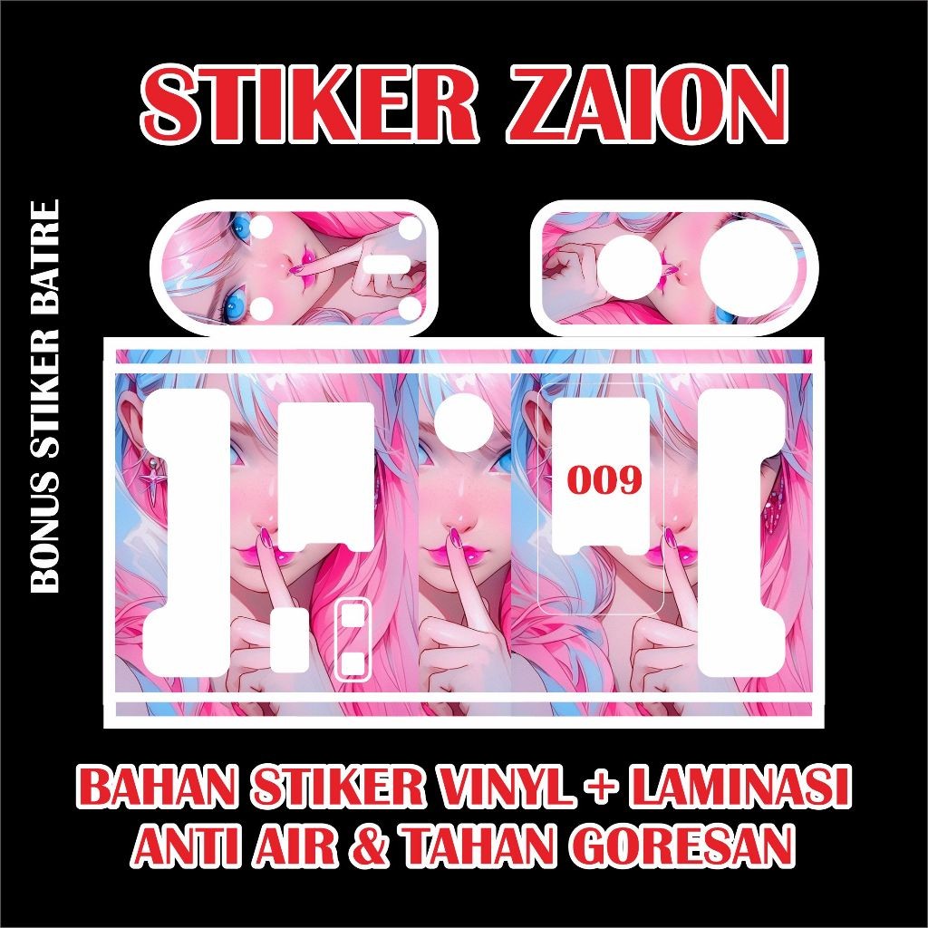 

*PromoTerjangkau* Stiker Zaion Bahan Laminasi 009 Garskin Wrap Stiker Premium / X Casing Case COD