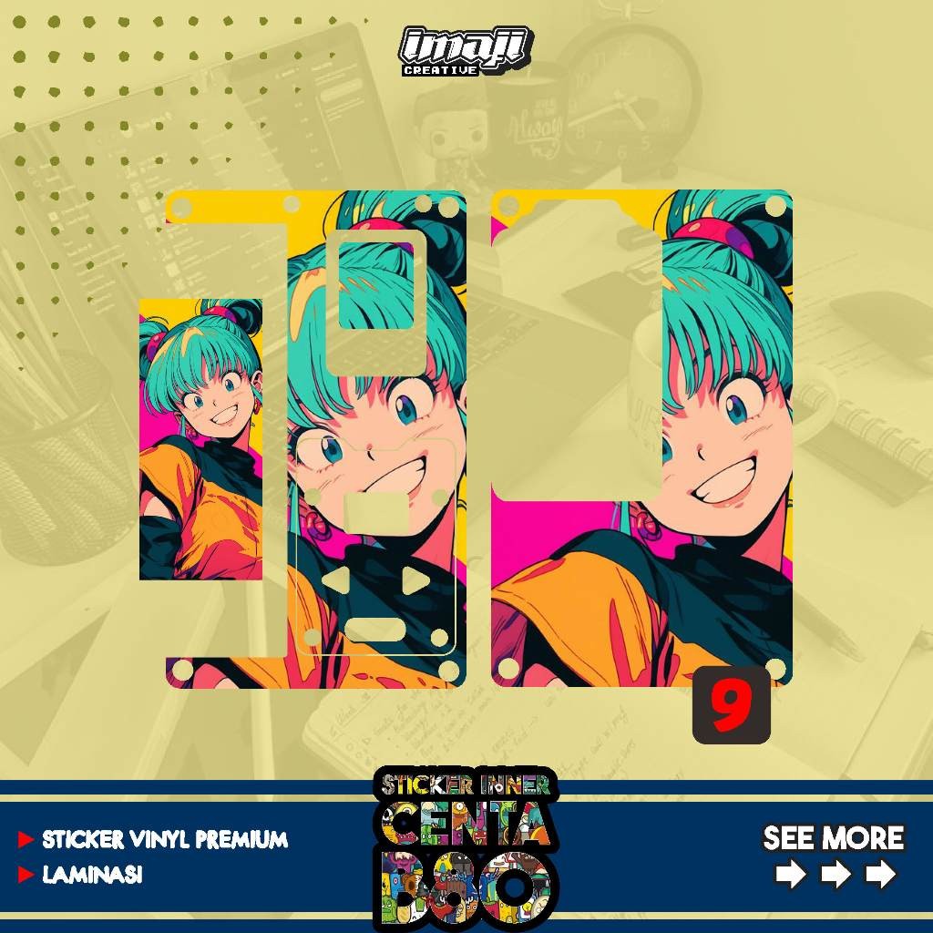 

*PromoTerjangkau* B80 Imaji Creative 9 Garskin Wrap Stiker Premium / X Casing Case COD
