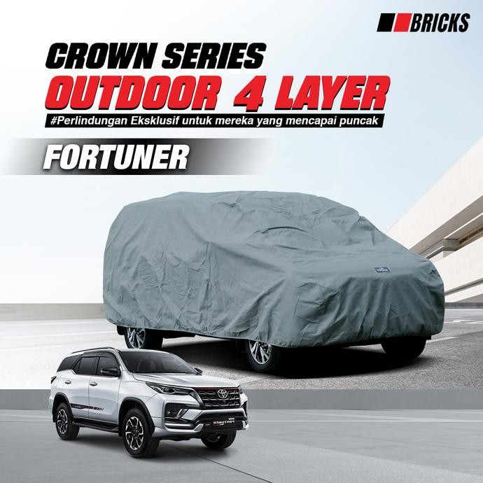 " Outdoor Body Cover Mobil Fortuner Sarung Mobil Fortuner Waterproof Air "
