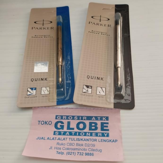 

Murah!! Authentic Parker Refil (Refil Pen Parker Ball Paint M 1.0,Dan F 0.8Mm)
