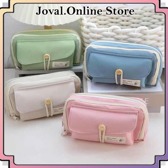 

Promo!! Tempat Pensil Korea Multi Sekat Ukuran Besar Alat Tulis