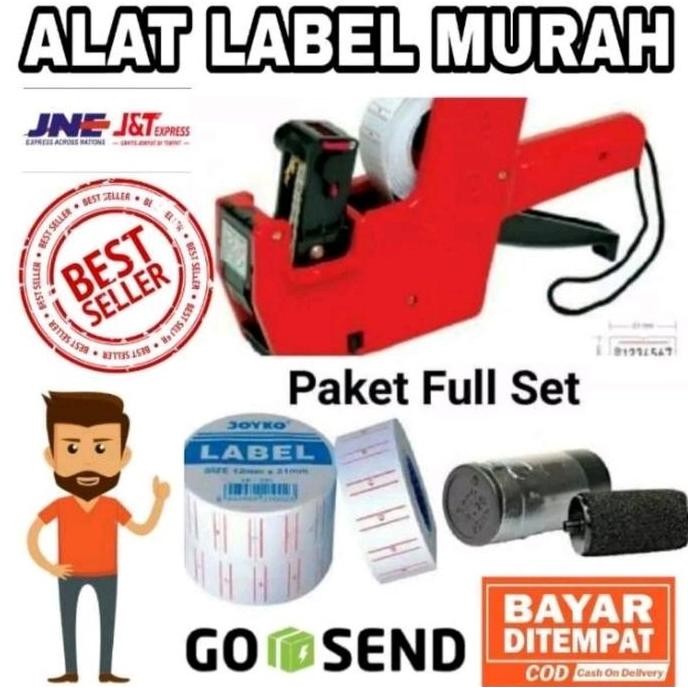 

Murah!! Alat Label Harga & Expired Joyko Komplit Fullset Siap Pakai