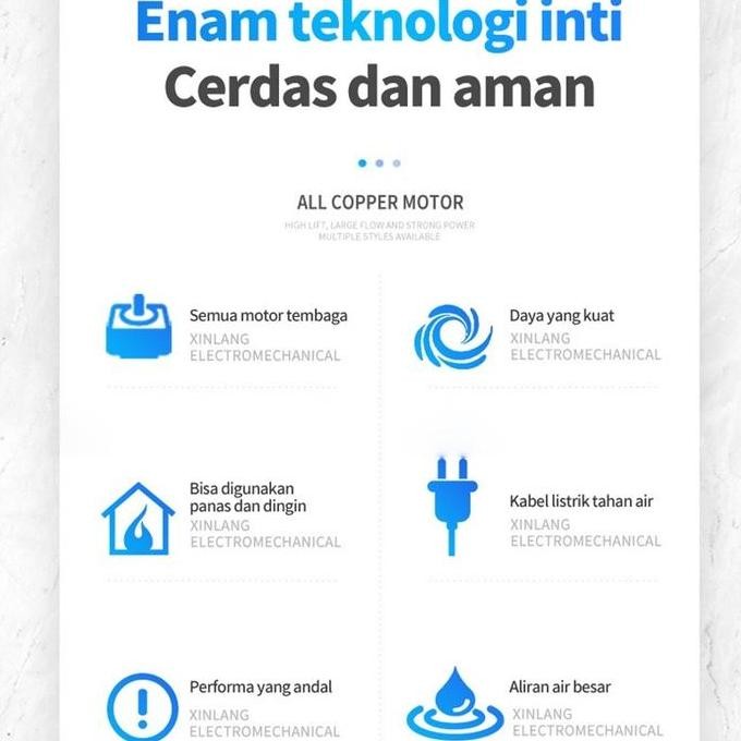 Pompa Pendorong Tekanan Air Booster Pump 100 Watt Mesin Pompa Otomatis/Pompa booster stainless steel