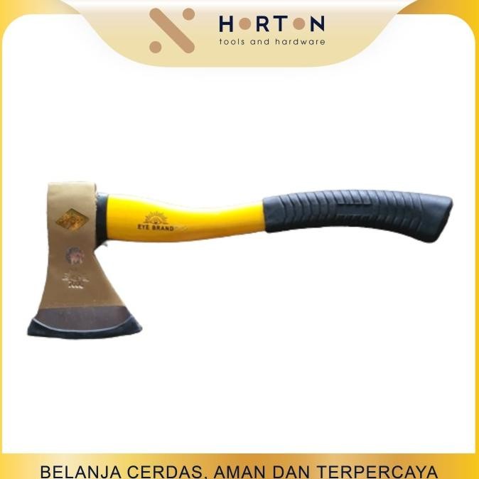 Kampak Tulang Kayu / Kampak Gagang Fiber / Kampak Pertukangan Original Dan Terlaris