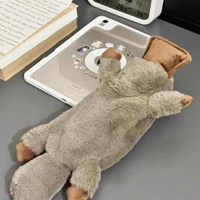 

Kotak Pensil Boneka Bulu Lucu PLATYPUS Edition Gwiyeo Pencil Case Stationery Bag Kawaii Doll KS