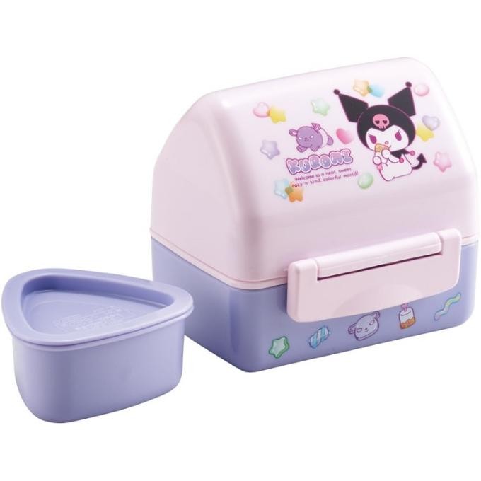 Antibacterial Onigiri Lunch Box 240ml - Kuromi