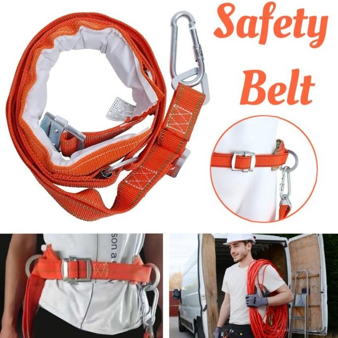CodIndustri Safety Belt Panjat Tebing Sabuk Tali Safety Belt Pinggang Belt Pengaman Pinggang Tali Sa